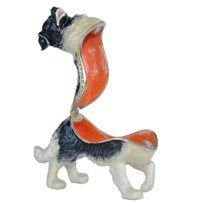 Boîte à souvenirs de bibelots de chien Border Collie