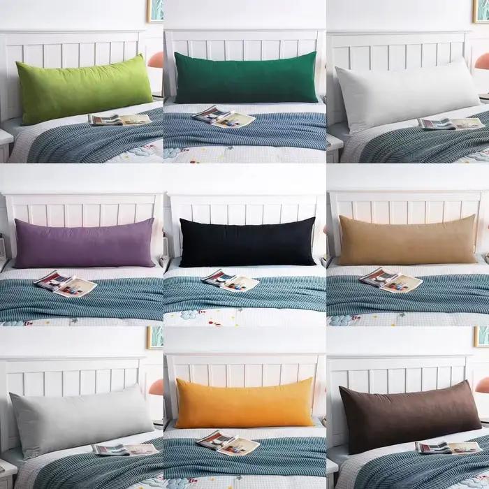 Housses de coussin en velours pelucheux et autres