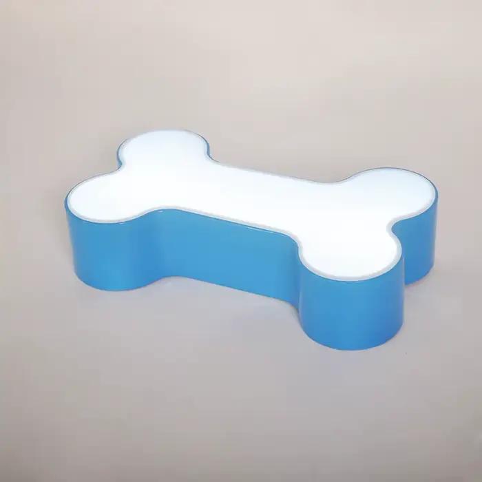 2025 moderne bref corps coloré chambre acrylique LED plafonnier maison déco chambre d'enfants os de chien fer plafonnier