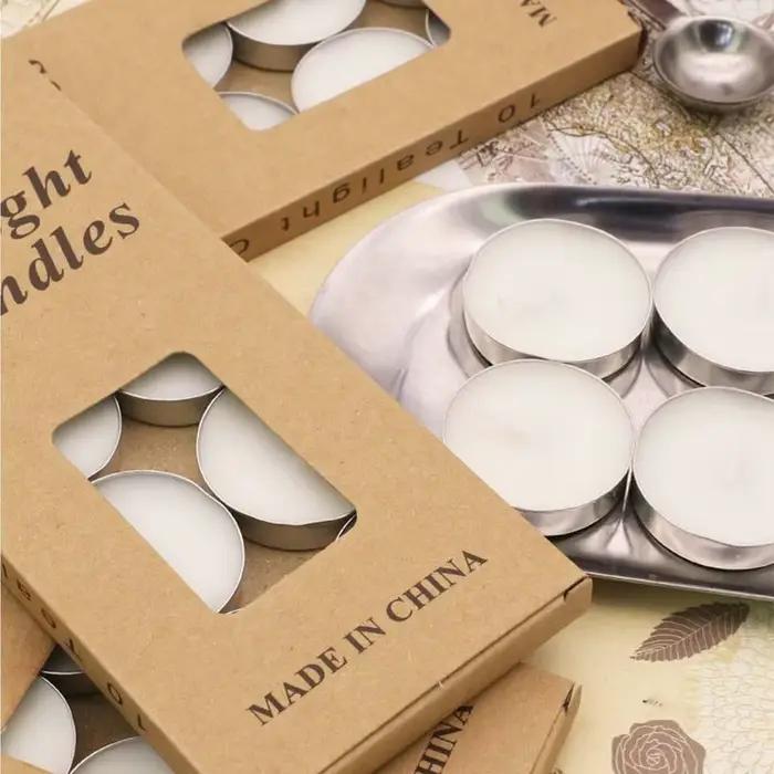 Mini bougie chauffe-plat sans fumée non parfumée