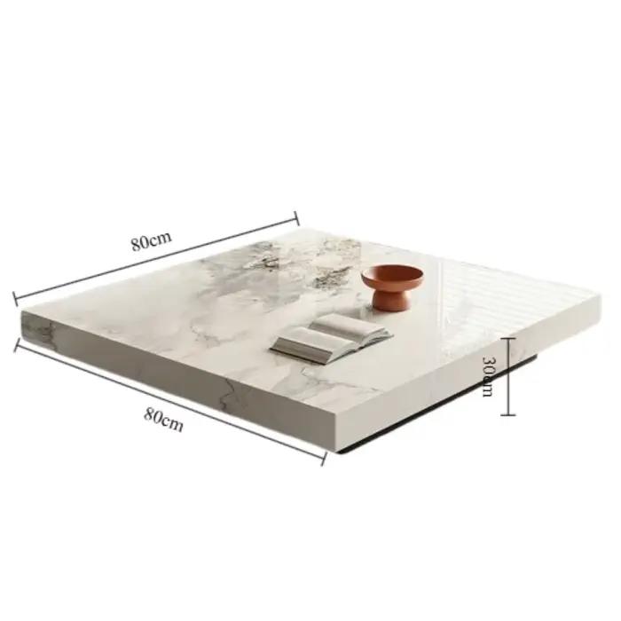 Table basse moderne transparente