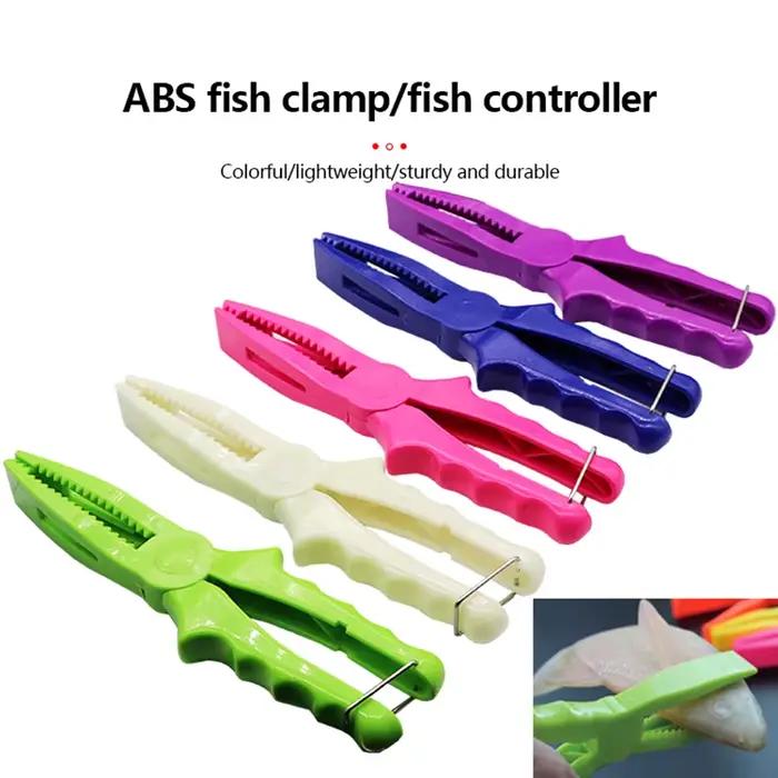 Pince de pêche en ABS, pince à poisson, outil de libération, extracteur de crochet, support du corps du poisson, ciseaux, pince de pêche