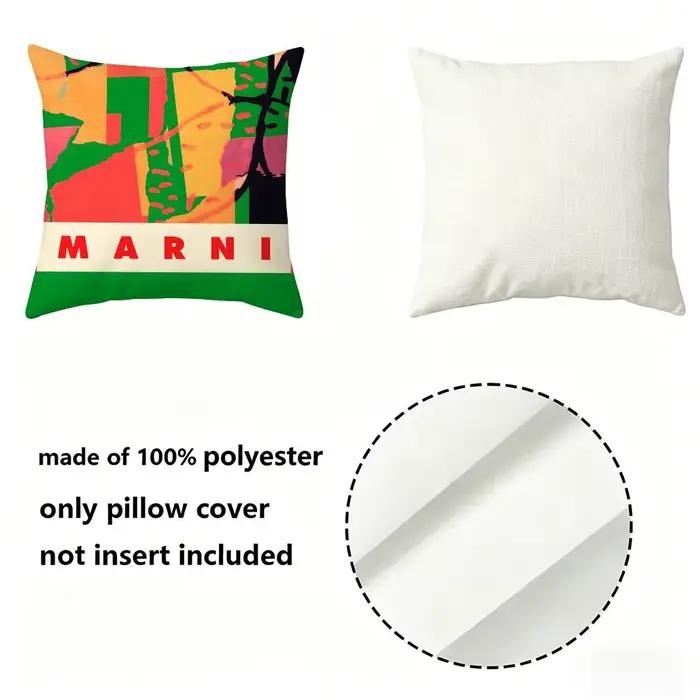 Housse de coussin carrée imprimée de la marque M-MARNI