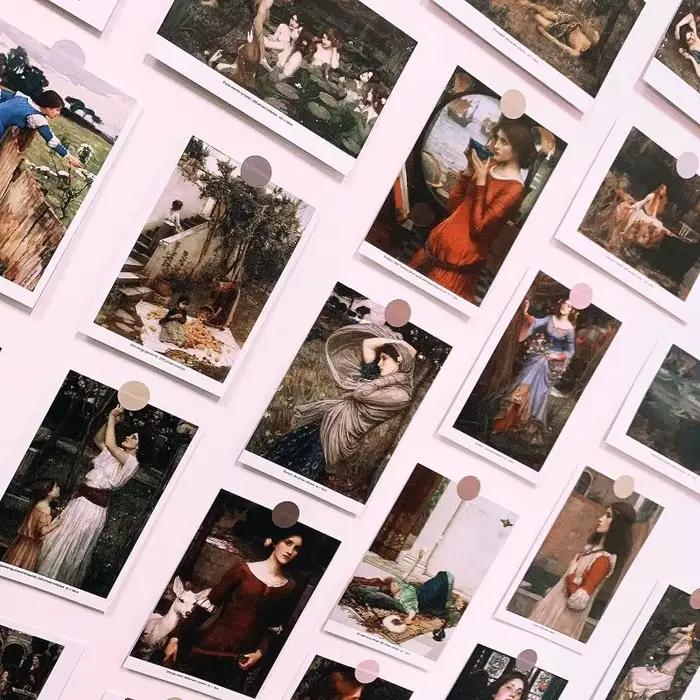 Cartes postales d'artistes célèbres