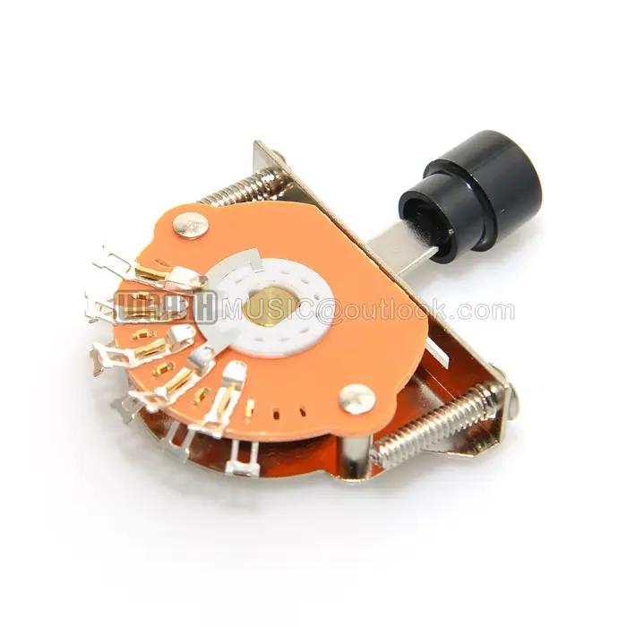 Interrupteur de guitare électrique 3 voies 4 voies 5 voies métal plastique 1 pièces embouts interrupteur avec vis accessoires de guitare électrique