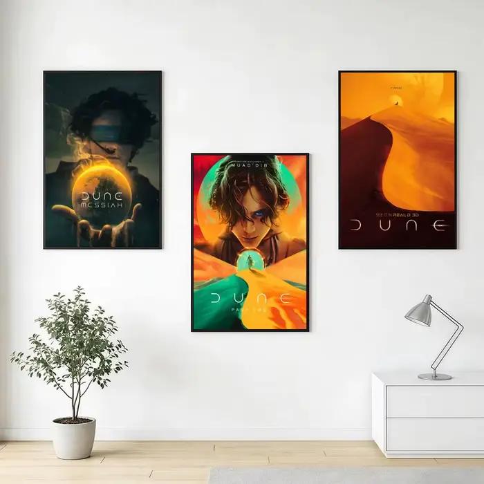 Affiche Dune célèbre film moderne décoration intérieure chambre salon cadeau occasions spéciales