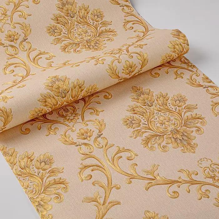Papier peint damassé de luxe de style européen