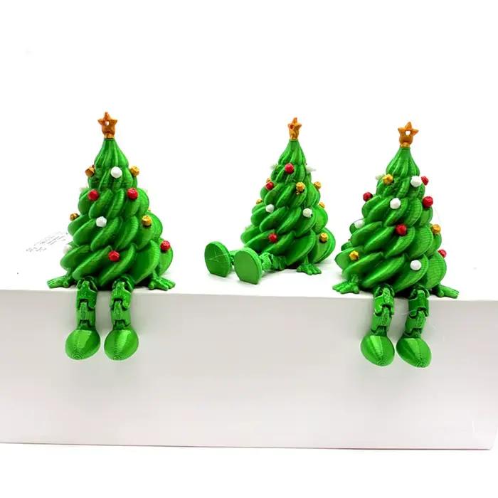 Figurines d'arbre de noël imprimées en 3D