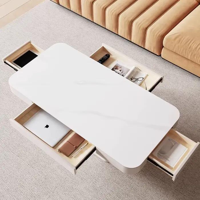 Table Tables basses minimalistes roulettes petites