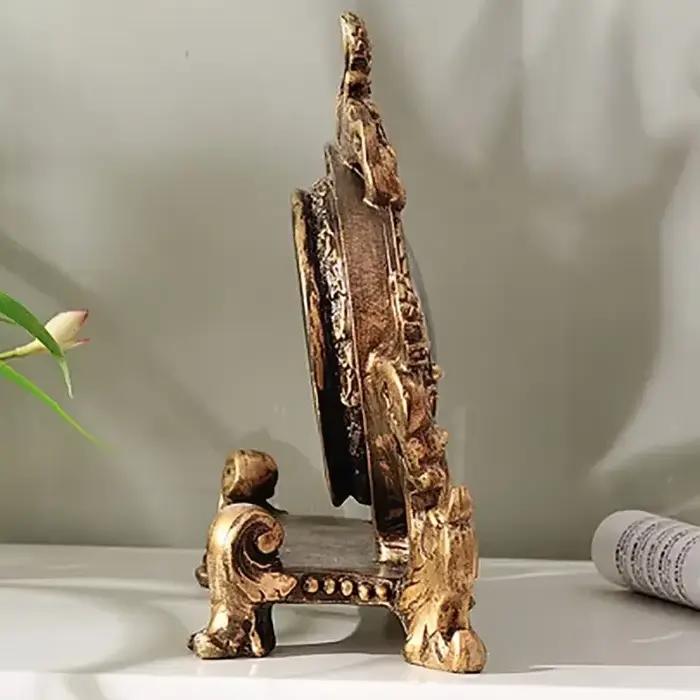 Horloge analogique de bureau et de table rétro de style européen