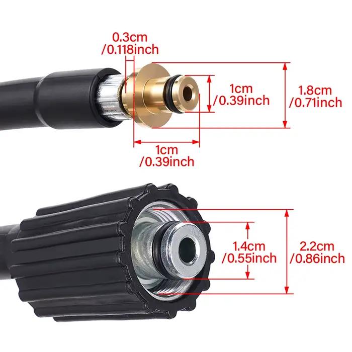 Tuyau de nettoyage haute pression de remplacement pour Karcher K2 K3 K4 K5 K6 K7, 6m, 8m, 10m, 15m, accessoire pour nettoyeurs de voitures