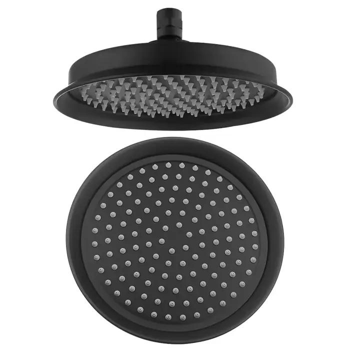 Pommeau de douche à effet de pluie doré en laiton