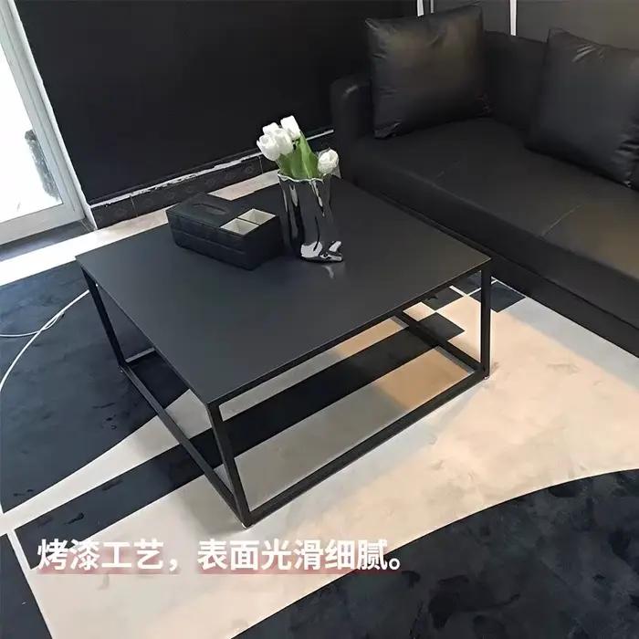 Petite table basse en métal meuble créatif
