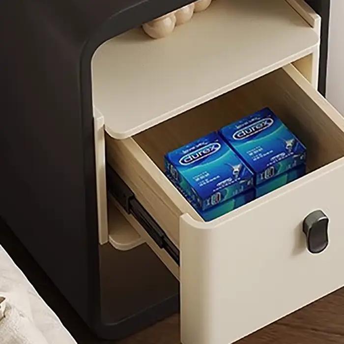 Table de chevet rustique Simple avec rangement