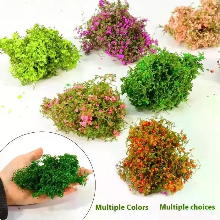 Plantes vertes artificielles 3g, Simulation Miniature, Mini Kit de modèle de vigne et de fleur pour maisons modèles, aménagement paysager, artisanat de bricolage