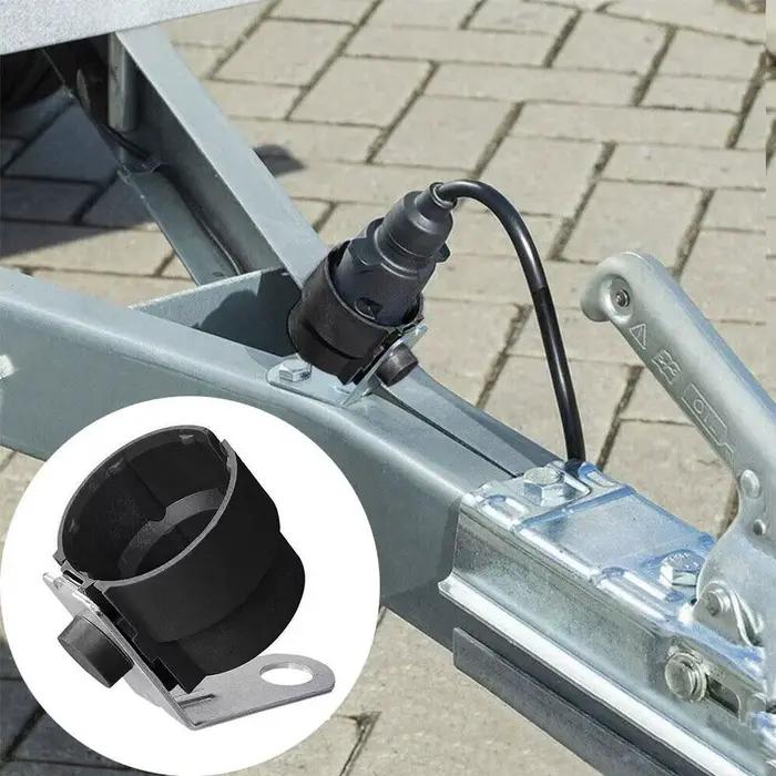 Support de prise de remorque universel résistant aux intempéries, accessoire rigide de protection pour remorque 7 à 13P, adaptateur de prise de protection D343, TM5024