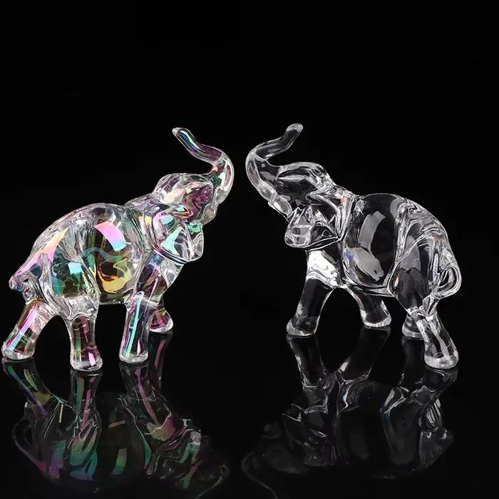 Statuette d'éléphant en cristal mignonne