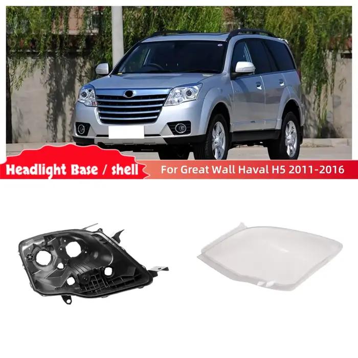 Pour Great Wall Haval H5 2011 2012 2013 2014 2015 2016 Accessoire automobile Coque de phare avant Coque de support de feu arrière Coque de feux de voiture