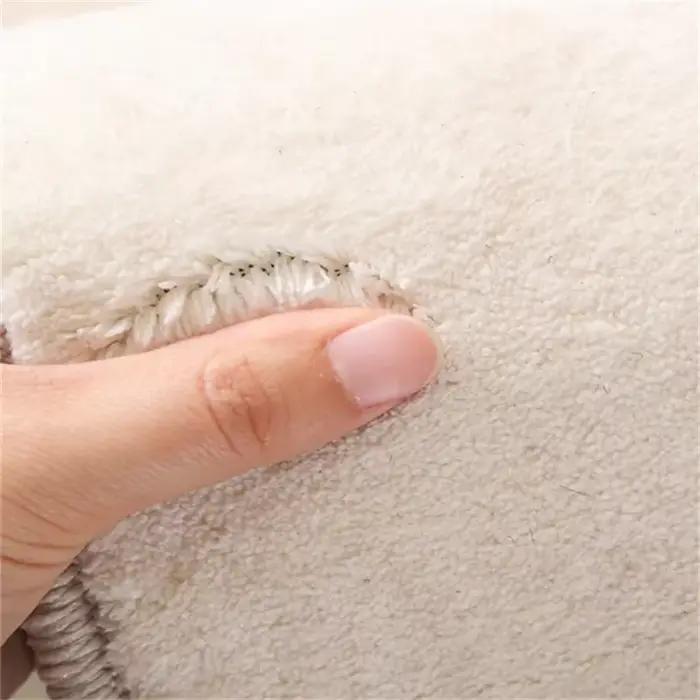 Tapis antidérapants en peluche pour vestiaire de salle d'étude Simple