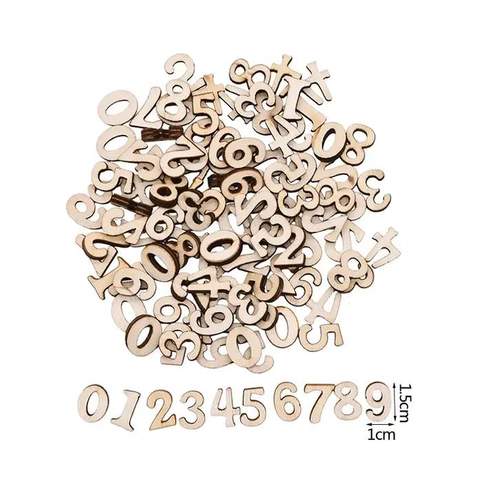 Lettres de l'alphabet anglais décoratives en bois