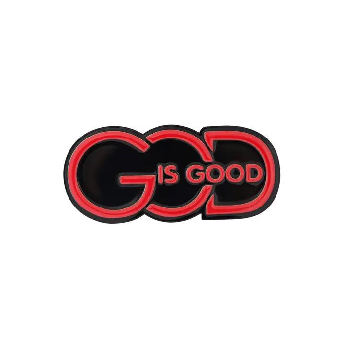 1 emblème 3D GOD IS GOOD, articles décoratifs. Convient pour décorer l'arrière des voitures, des camions et des SUV, imperméable.