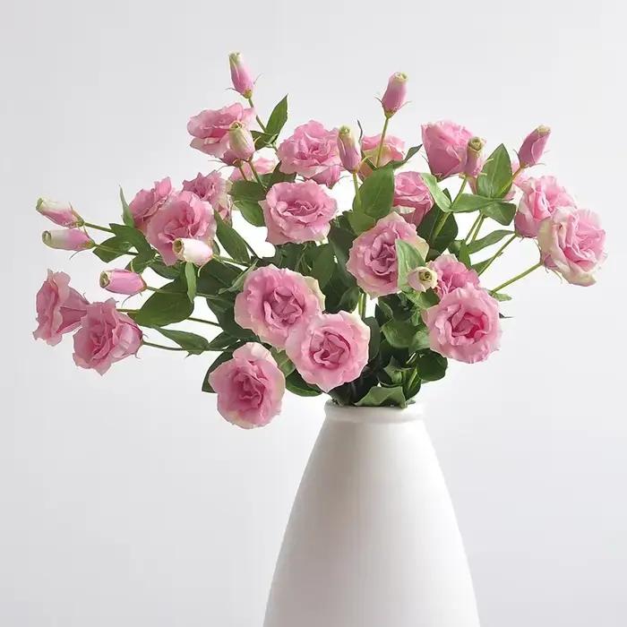 Fleurs artificielles en soie au toucher réel