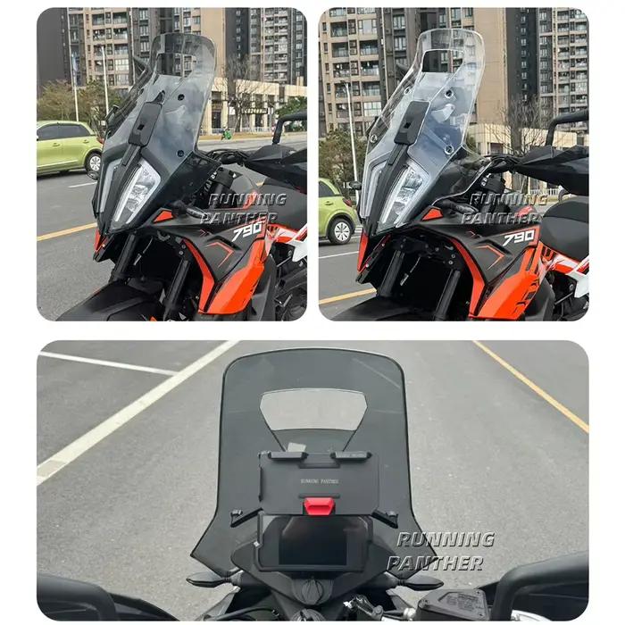Accessoires de moto pour 390 790 890 ADV Adventure 2019-2022, couvercle déflecteur de pare-brise en acrylique ﻿