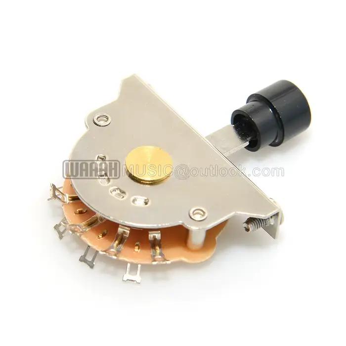 Interrupteur de guitare électrique 3 voies 4 voies 5 voies métal plastique 1 pièces embouts interrupteur avec vis accessoires de guitare électrique