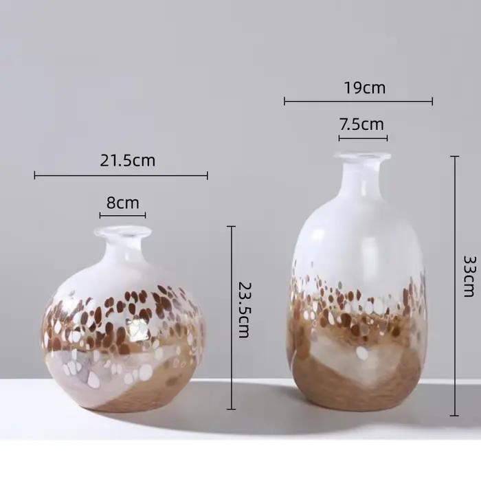 Vase en verre géométrique à bulles dégradées, bouteille en verre pour hydroponie, terrarium, vases à fleurs, pot de fleurs, accessoires de décoration pour la maison