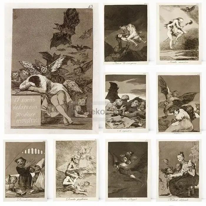 Affiche de Gravure sur Toile de Francisco Goya