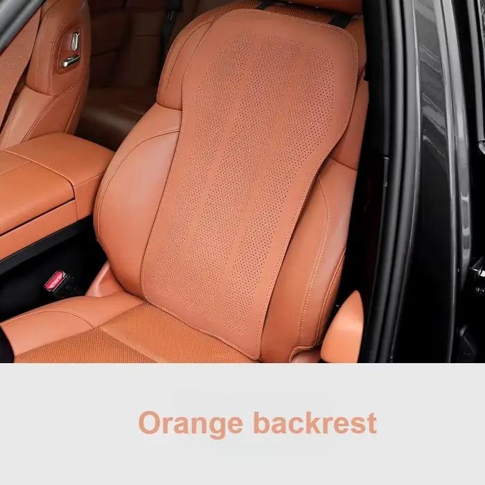 Coussin de siège de voiture universel en cuir artificiel avec support dorsal pour le confort tout au long des saisons occasions spéciales femmes hommes