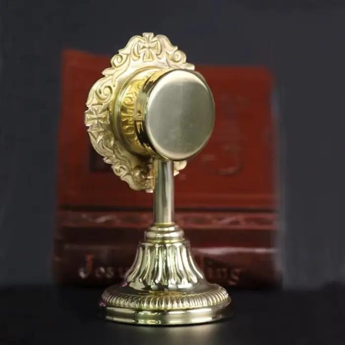 Reliquaire chrétien du Monstrance en laiton sacré pour la décoration de la maison catholique, fournitures d'église
