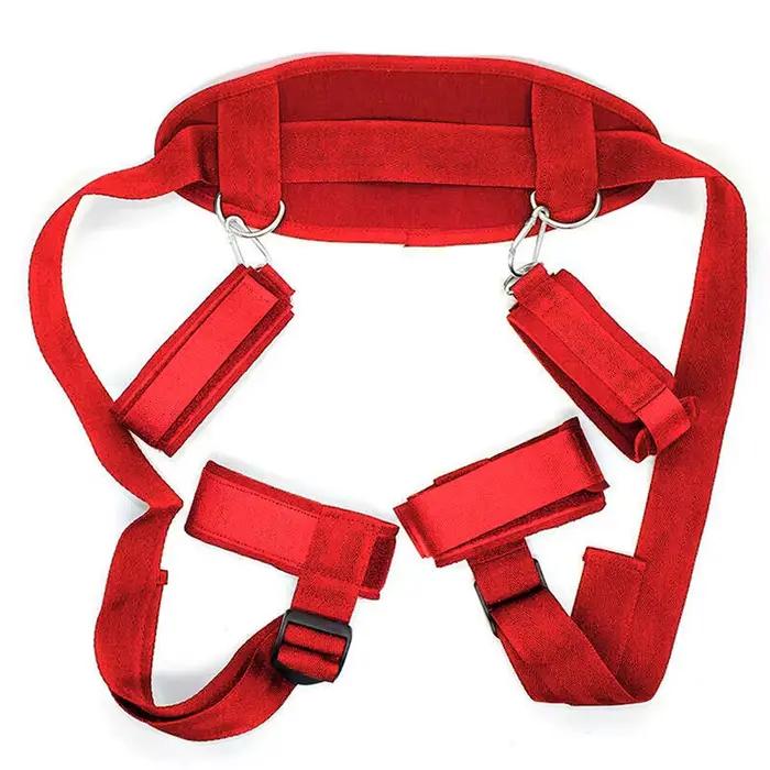 Kit de bondage BDSM durable pour femmes, jouets sexuels, jeux de lit Adut, menottes de rinçage, fouet en cuir, accessoires, 18, 7.0