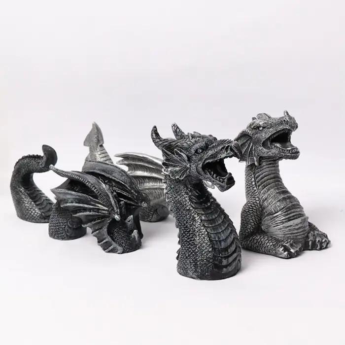 Sculpture de dragon en résine