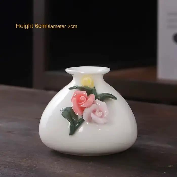 Vases à fleurs hydroponiques en céramique faits à la main