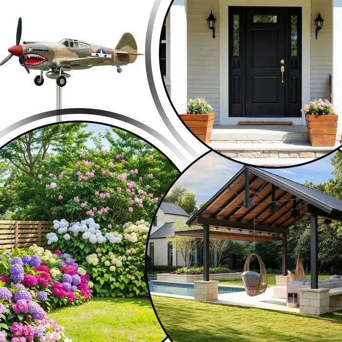 Éoliennes de jardin amusantes et décoratives