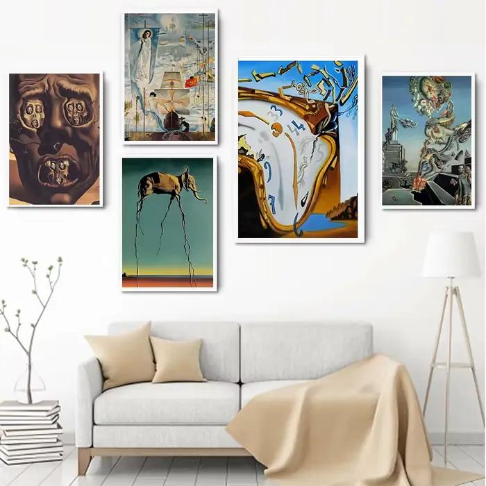 Peinture sur toile d'art célèbre surréalisme de Salvador Dali