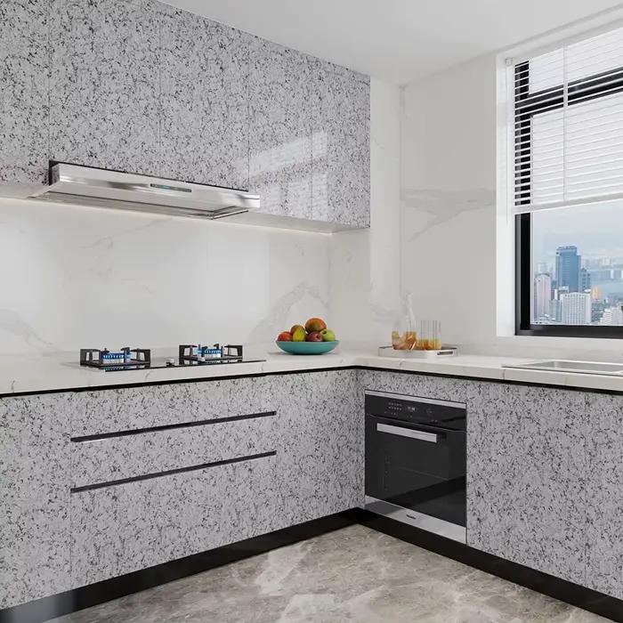 Papier peint auto-adhésif en granit, papier de Contact pour comptoirs, autocollants muraux, Film décoratif, salle de bains, armoires de cuisine, décoration de maison