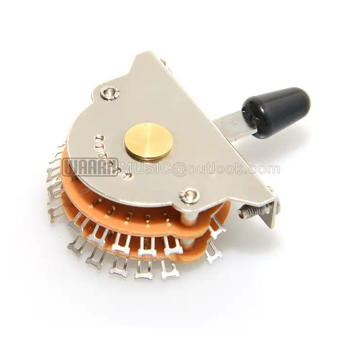 Interrupteur de guitare électrique 3 voies 4 voies 5 voies métal plastique 1 pièces embouts interrupteur avec vis accessoires de guitare électrique