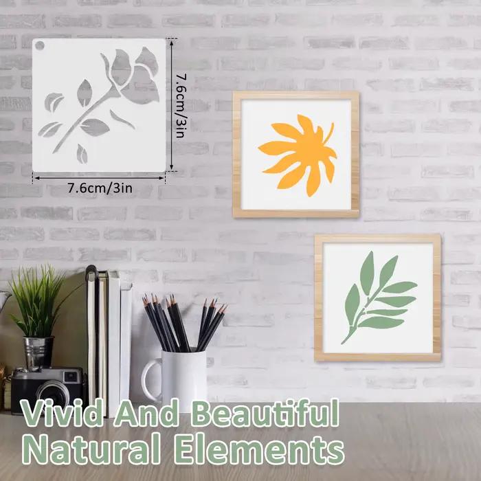 Pochoirs de peinture sur toile en bois