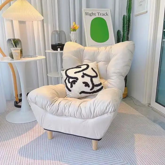 Style moderne salon chaises nordique blanc balcon chaises inclinables salon concepteur Articulos Para El Hogar accessoires pour la maison