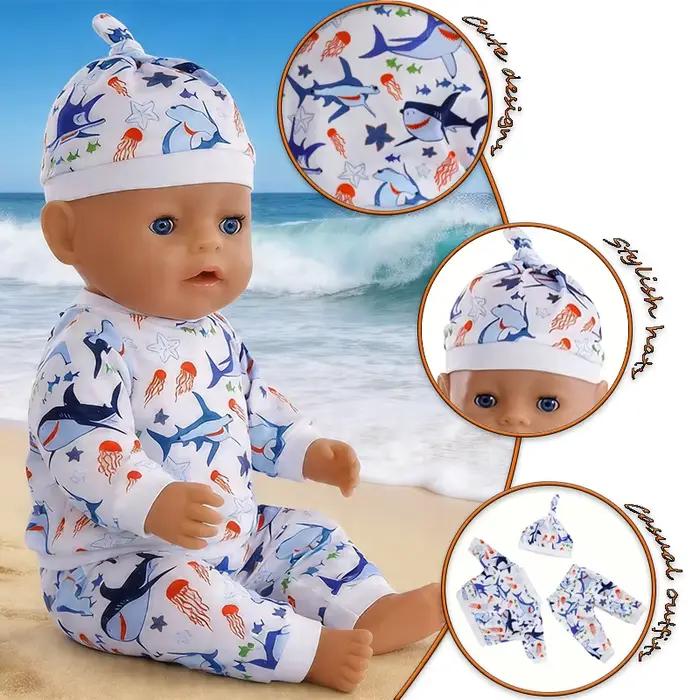 Ensemble de vêtements pour poupées Reborn - Parfait comme cadeau de Noël pour les poupées de 17 pouces