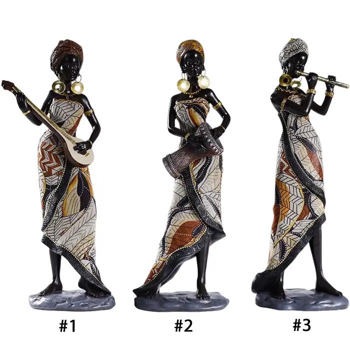 Statue africaine en résine