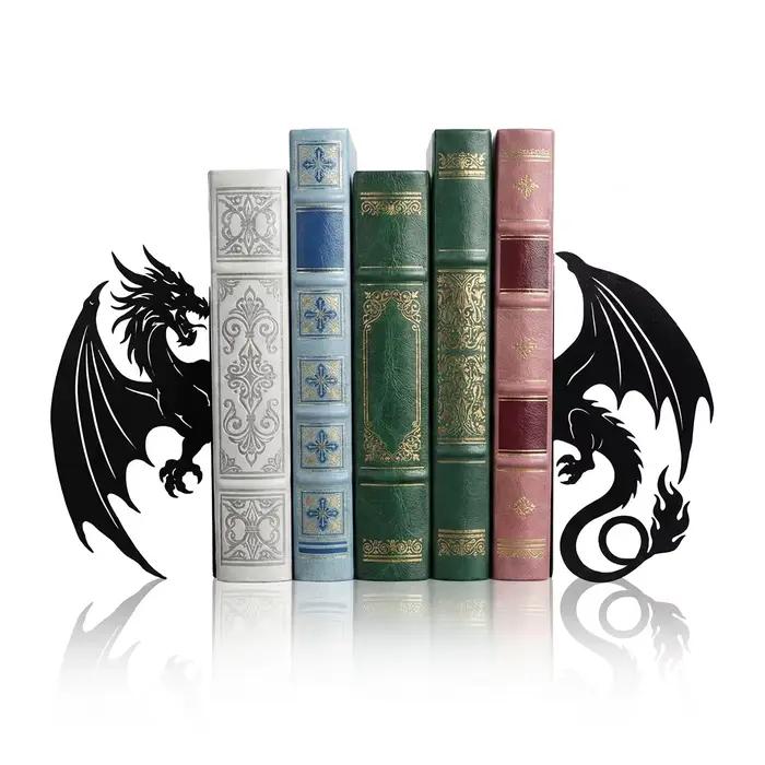 1 pièce d'entretoise à livres en fer forgé