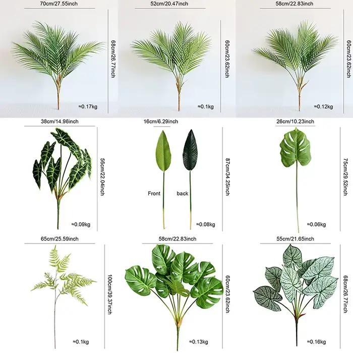 Plantes d'arbre vertes artificielles de 60 CM