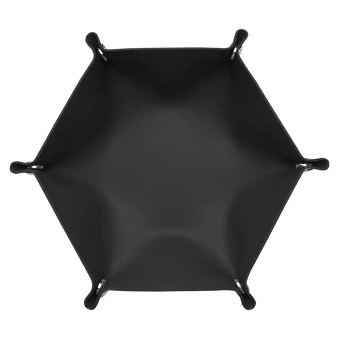 Plateau de rangement en cuir PU pour hôtel