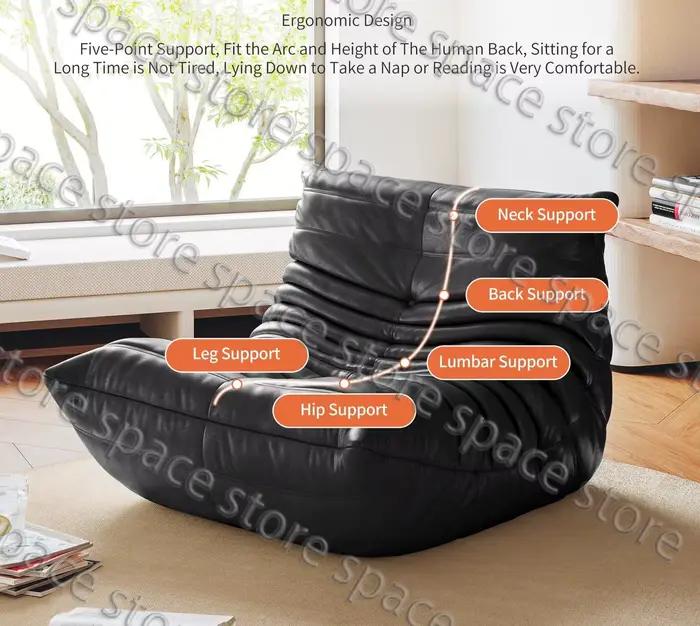 Caterpillar canapé balcon loisirs chambre salon paresseux canapé simple chaise longue moderne canapé bureau loisirs