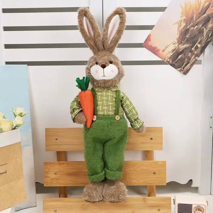 Ornement de lapin de Pâques en dessin animé