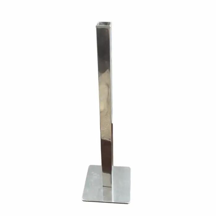 Vase géométrique minimaliste unique en acier inoxydable