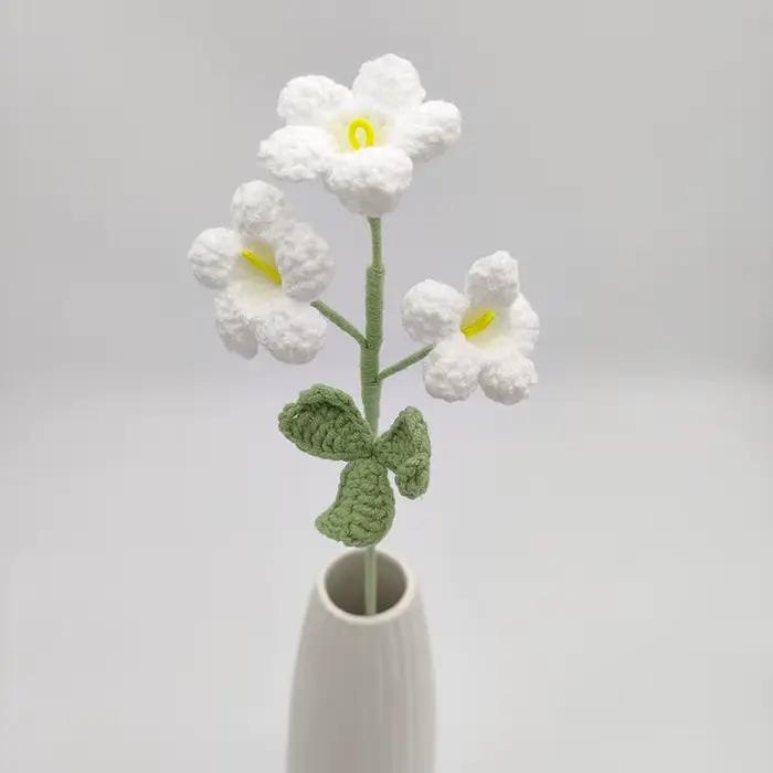 Bouquet de fleurs au Crochet mignon